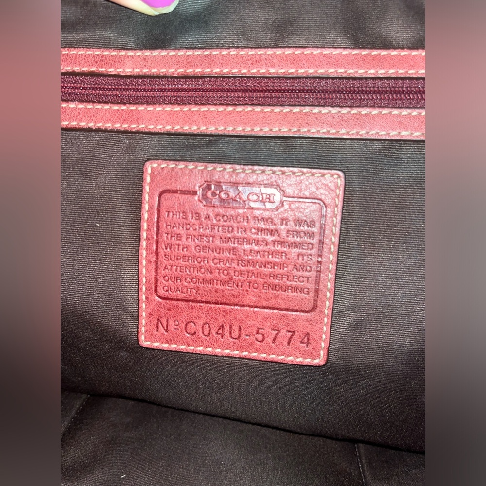 Coach SoHo Signature Satchel Special Edition Fall 2004 bag vintage 5774 - Picture 8 of 10